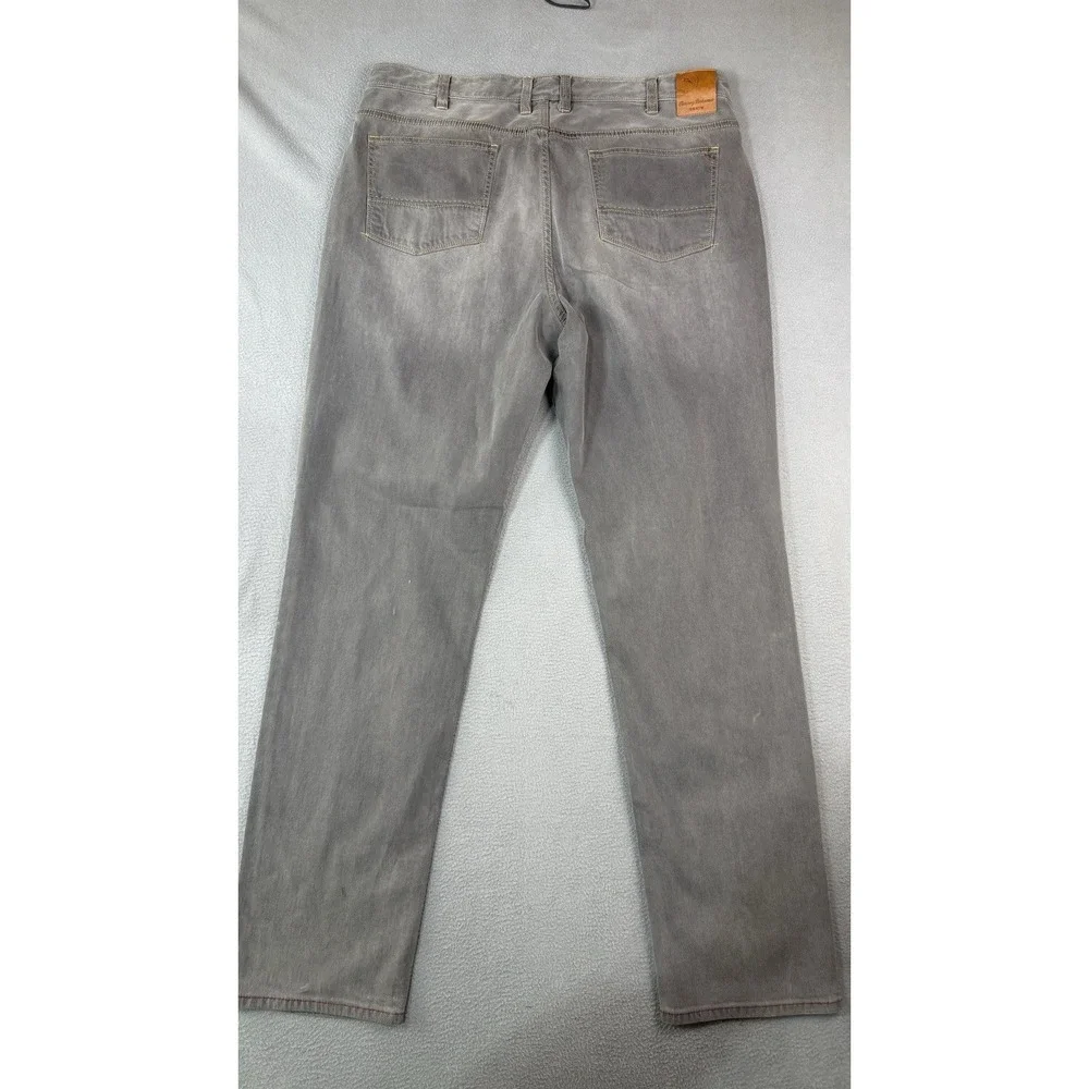 Tommy Bahama Jeans Mens 40x36 Sand Drifter Vintage Grey‎ Wash Demin Five Pocket